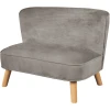 Roba Kindersofa Samt, Grau 1 Roba Kindersofa Samt, Grau -Atmosphera Shop roba kindersofa samt grau a284403