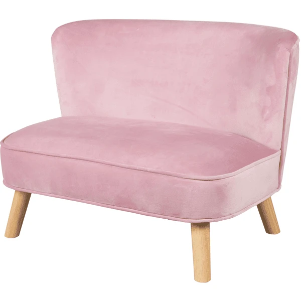 Roba Kindersofa Samt, Rosa 3 Roba Kindersofa Samt, Rosa