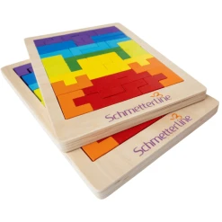 Schmetterline Doppeltes Holzpuzzle TETRALINO