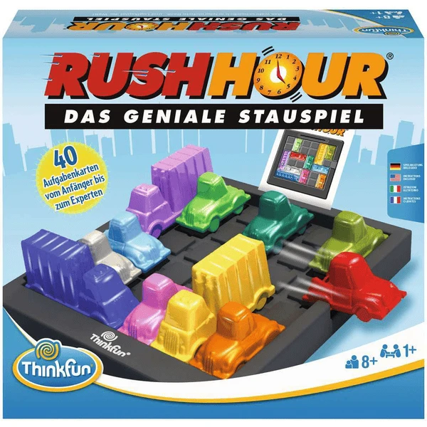 Thinkfun Rush Hour - Das Geniale Stauspiel Bunt 3 Thinkfun Rush Hour - Das Geniale Stauspiel Bunt